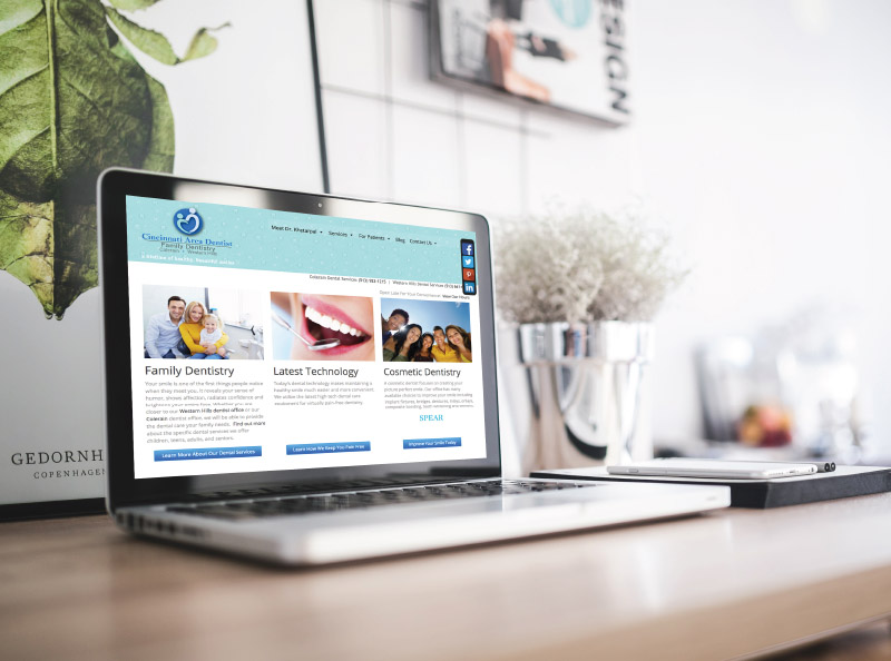 Web design - Cincinnati Area Dentist