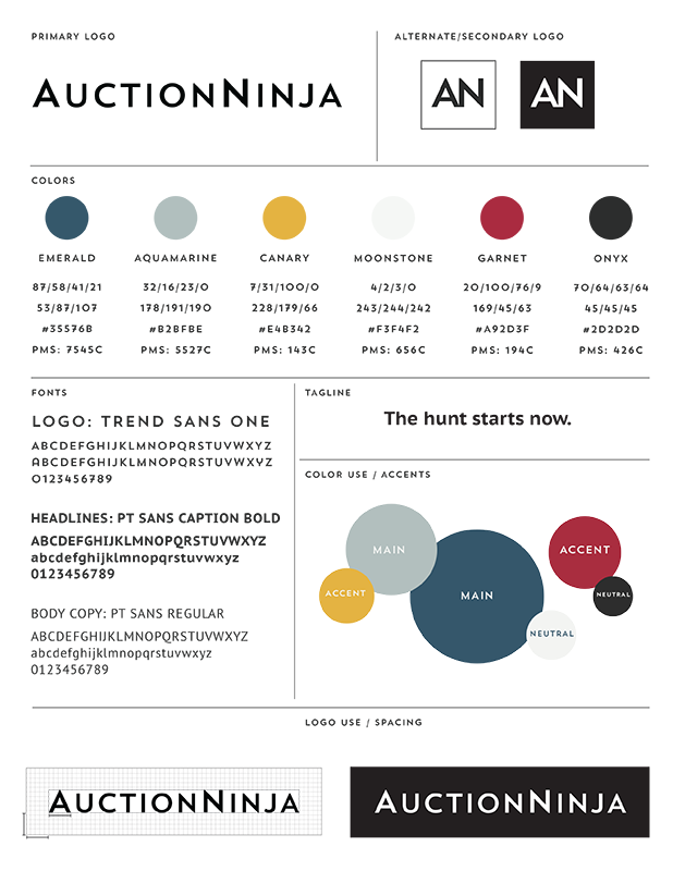 AuctionNinja Brand Guidelines